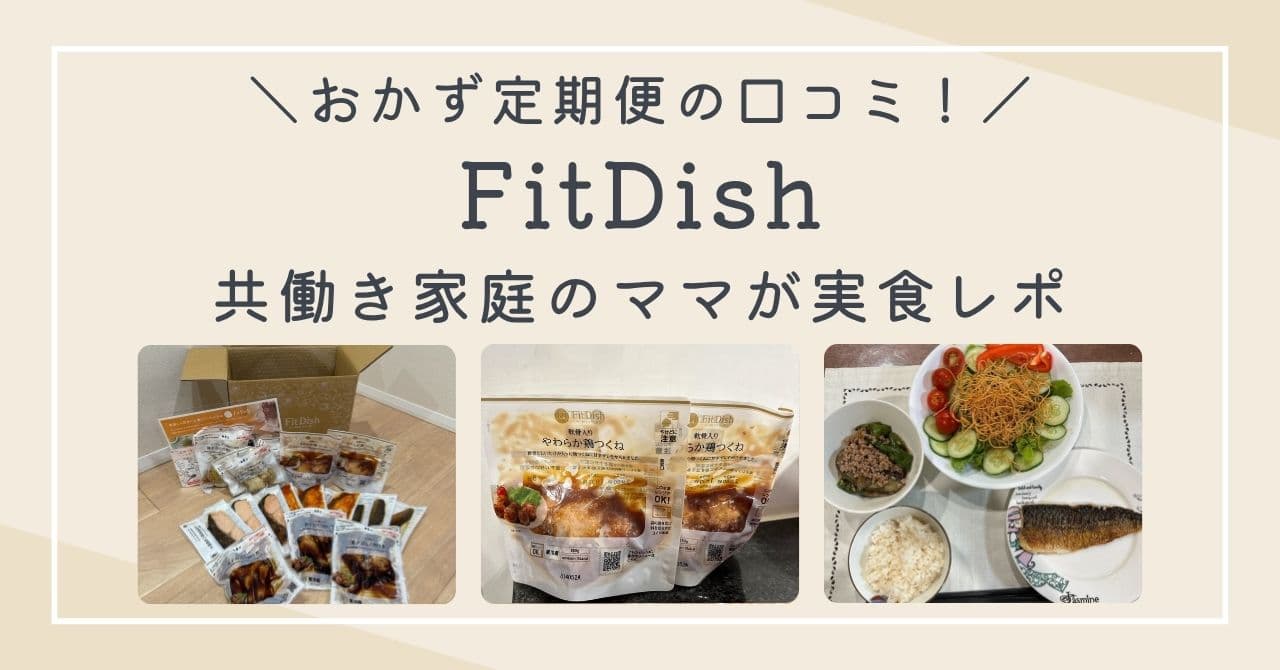 フィットディッシュの口コミ・評判は？共働きママが実食レビュー